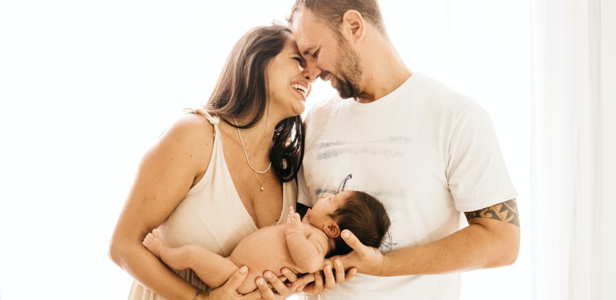 parents avec bébé ville de mussidan