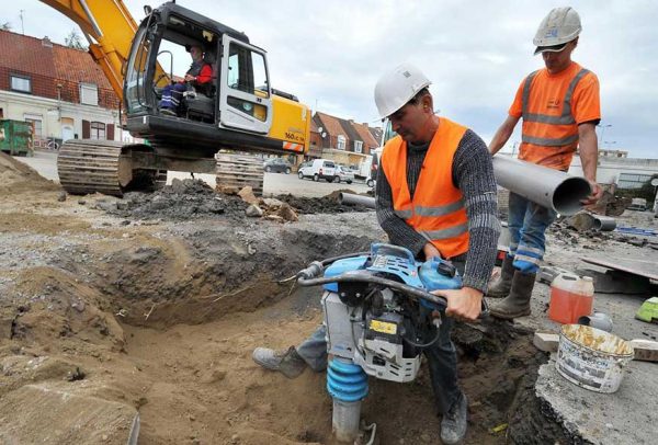 travaux d'assainissement sicteur commune mussidan